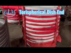 De Schotelhoofd van SS304 Torispherical met Diameter van 1500mm en Dikte van 5mm