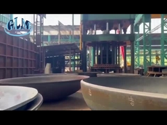 Koudvormende elliptische schoteluiteinde Diameter 89-10000 mm voor sanitaire constructie