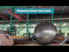 2590mm Diameter 88mm Dikte Koolstofstaal Drukvat Hoofd Asme Schotelkop