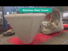 Segment met een grote diameter van staalconus, staalconus met een grote plaat