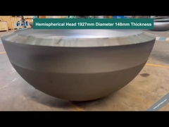 Koolstofstaal halfrondkop 1927 mm Diameter 148 mm Dikte
