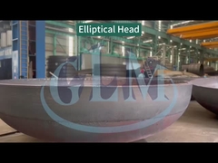 Gepersonaliseerde ketel Elliptische schotelkop Carbon Steel materiaal Ongeveer 10% reductieverhouding
