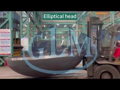 Een Nadere Blik: op maat gemaakte 6000mm Diameter 20mm Dikte 2:1 Semi-ellipsoïde Schotel ASME Kop