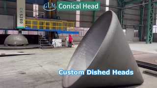 2600 mm conische kop met grote diameter en gladde conus