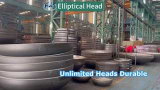 Elliptische koppen zijn niet beperkt door diameter of dikte.