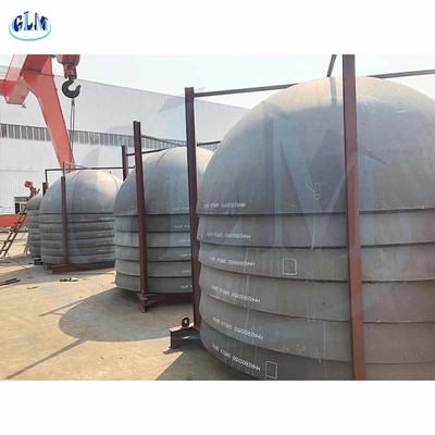 3200 mm Diameter SA387 GR.11 Hemisferische schotelkopdikte 45 mm