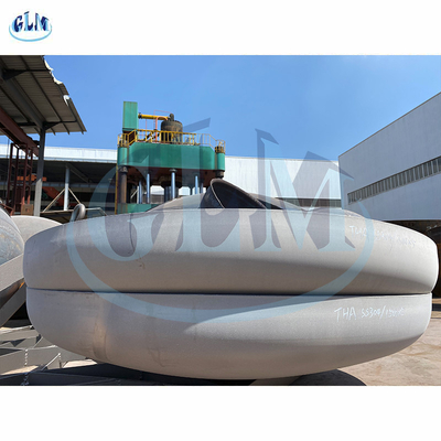 De Schotelhoofd van SS304 Torispherical met Diameter van 1500mm en Dikte van 5mm