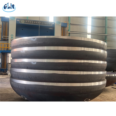 Diameter 89-10000 mm Koolstofstaal Elliptische schotelkop voor en consistente industriële toepassingen
