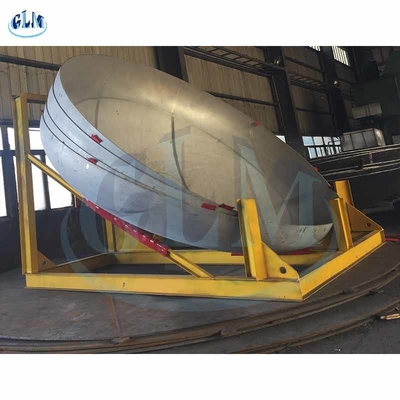 30 mm ASME Q345A Sferische koppen 2 mm roestvrij staal tank voor reactieketel