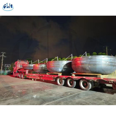 2490mm Diameter SA516 Gr. 70 Dikte 32mm van het Profiel Ellipsoïde Hoofd2:1