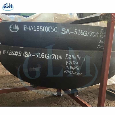 Van de de Hoofdenschotel van SA516 GR70 de Elliptische Einden 1350mm Diameter 50mm Dikte