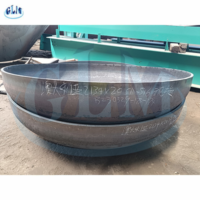 Koolstofstaal Ellipsoïde Scheef Beëindigen 2134mm Dimater 30mm Dikte