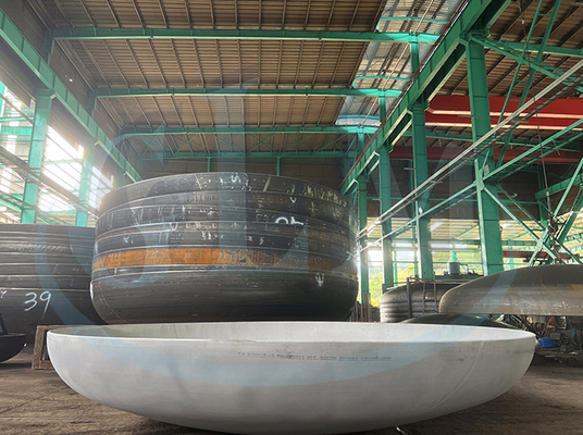 Hoofd 4200mm Diameter 14mm van de roestvrij staal304l Torispherical Schotel Dikte
