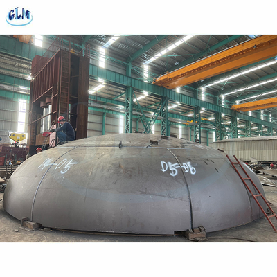 7000mm Diameter ASME die Gesegmenteerde Tankhoofden voor Schepen of Tanks stempelen