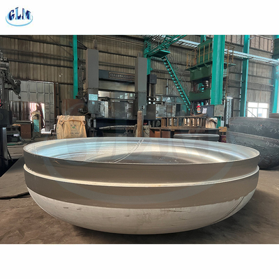 Diameter 4600mm, 6000mm, 7000mm Petal Dished Heads voor opslag LPG tanks