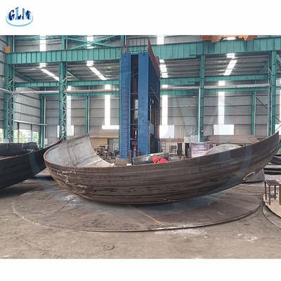 40 mm dikte koolstofstaal ellipsoïdale schotelkop 2:1 elliptische kop met 8000 mm diameter