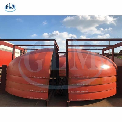 4000 mm Diameter 30 mm Dikte Carbon Steel Halve elliptische kop 2 tot 1
