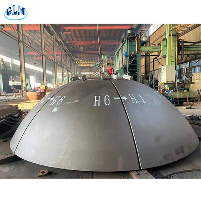 Sa516 Gr70 100 mm halfrond tankkoppen ASME roestvrij staal
