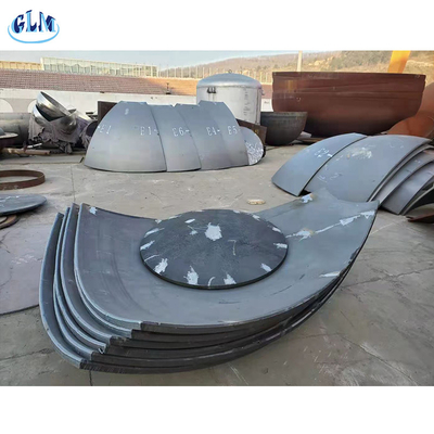 Sa516 Gr70 100 mm halfrond tankkoppen ASME roestvrij staal