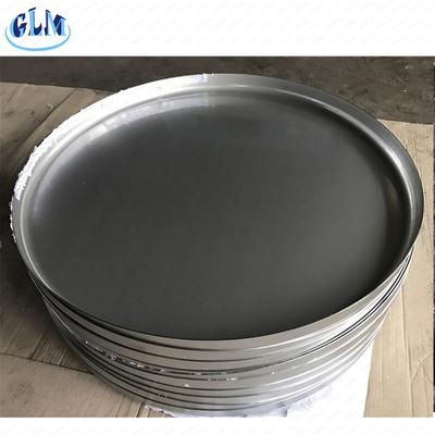 300 mm 2 mm Flat Dished Head voor het zandblazen van drukvaten