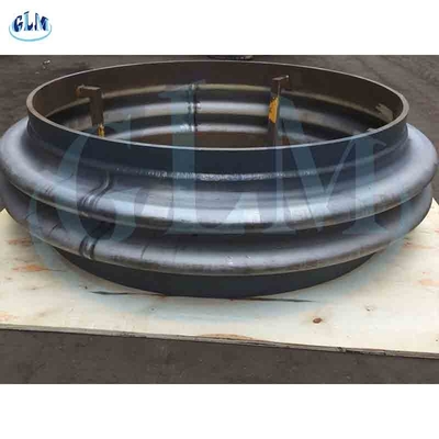 300x3mm Duplex schotel eindigt voor drukvat Jogged Elliptisch hoofd