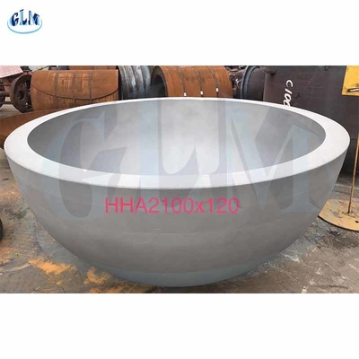 HHA 2100mm 120mm Halve bol tankkoppen ANSI Dish Ends voor drukvat