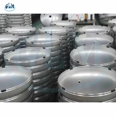 SS304 ASME 5000MM 40in Metalen Tank End Caps Elliptische Schotel Eind Voor Pipe Fitting
