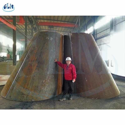 PED 300mm 89MM Cylinder Konieke tankkoppen Kroonstraal van ellipsoïdale metalen schotel
