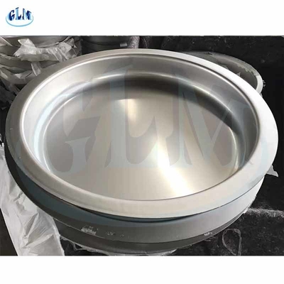 LN2 Q235 Tank Flat Dished Head Carbon Steel 89 mm 100 mm