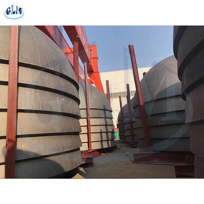 800 mm 900 mm 1000 mm Dished Tank Ends Hemisferische tankkoppen gesmeed zacht staal