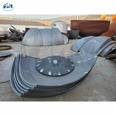 U-deel Stempel Asme Elliptisch hoofd Asme Flanged And Dished hoofd afmetingen 200mm