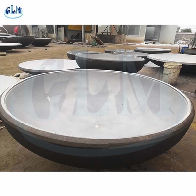 ASME 150 mm koolstofstaal platte koppen elliptische tank roestvrij staal 316L