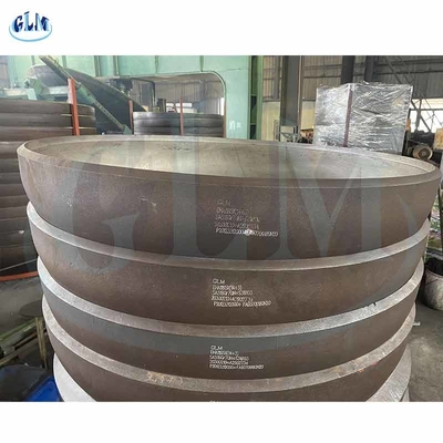 Q235 89 mm 100 mm Torisferisch koolstofstaal Halve elliptische kop voor buisbevestigingen