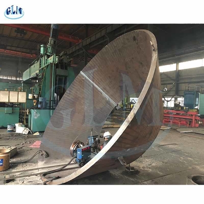 25 mm 5000 mm Conische tankkoppen Carbon Steel Halve elliptische kop afmetingen