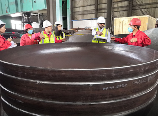 ASME 1000MM-schotelkop van roestvrij staal