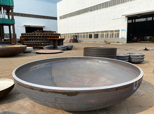 2 mm ASME-code gevormd PED Halve elliptische tankkop afmetingen