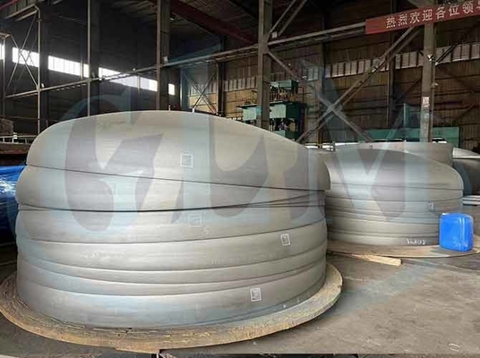 Diatemer 4600mm Dikte 20mm SA 516 Gr. 70 Elliptisch Schotelhoofd voor Drukvaten