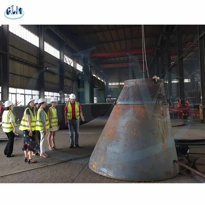 Van SA516 Gr70 de Hoofd 2500mm Diameter van de Kegelschotel