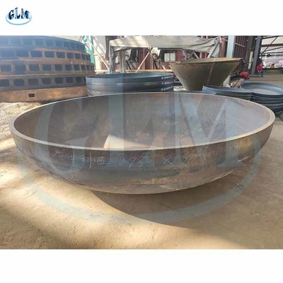Beëindigen 2950mm Diameter 38mm van de Koolstofstaal Elliptisch Schotel Dikte