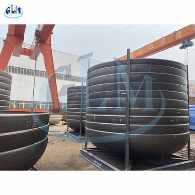 Hoofden 5000mm Diameter 18mm van de Koolstofstaal Semi Elliptische Tank Dikte