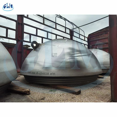 Roestvrij staal Halfronde Hoofden 1300mm Diameter 118mm Dikte