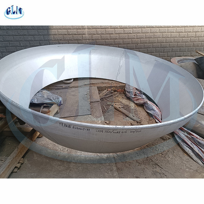 De Tank Hoofd Hoogste identiteitskaart 2600mm van de roestvrij staal304/ss304l Kegelschotel