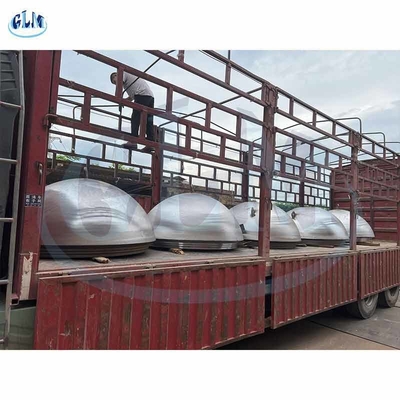 304/304L roestvrij staal Halfrond Hoofd met Diameter 3500mm Hoofd