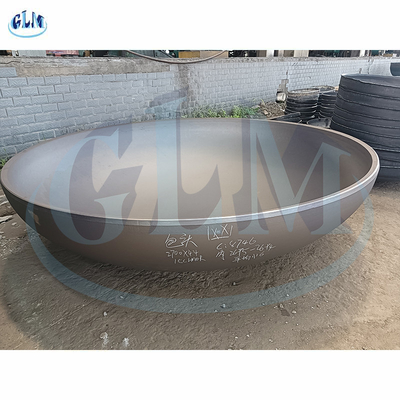 Elliptisch de Tankhoofd 2700mm Diameter 44mm van het Koolstofstaal2:1 Dikte