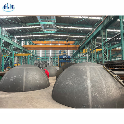 Carbon Steel Segmented Tank Heads , Hemispherical Dish Heads