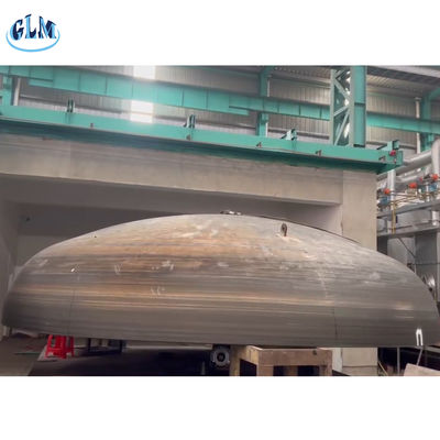 5-300mm Dikte Warm Koud Persen Asme Elliptische Kop Eindkap