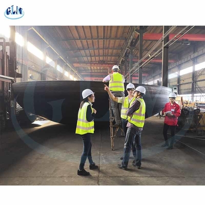 304H Ovale ellipsoïdale platte kop Standard Flanged en platte kop afmetingen