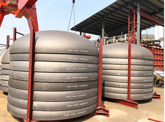 3600mm As516 Gr 70 Ellipsoïdale schotel Einde Asme Ellipsoïdale hoofd afmetingen voor olie-gastanks