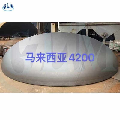 SA516 Gr70 koolstofstaal elliptische schotelkop 4200 Diameter 30 mm Dikte
